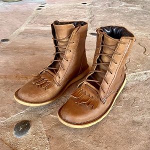 Oliberte Lace Up Boots, size 9